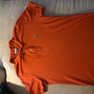 Lacoste Men's Polo Shirt in Bold Orange
